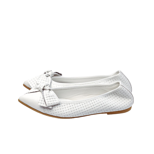 Mathilde -Waterproof Mesh embossed White ウォータープルーフ