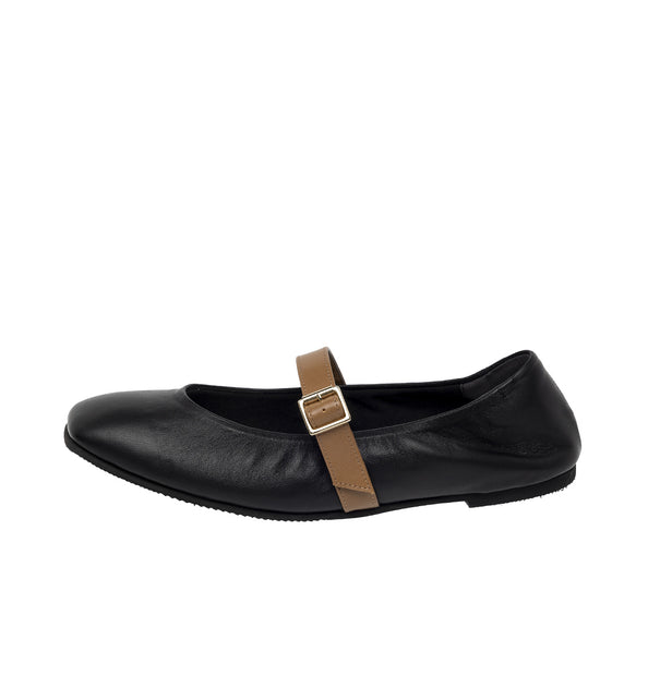 Flavie -Waterproof smooth Strap Black ウォータープルーフ スムース