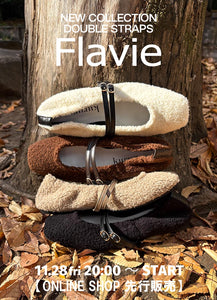NEW モデル登場！ ダブルストラップ 「Flavie / フラヴィ」