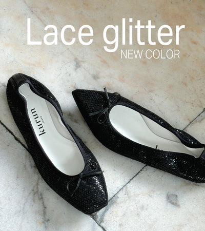 NEW COLOR DEBUT!「Lace glitter Black」