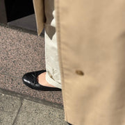 Pauline -Waterproof Mesh embossed Black ウォータープルーフメッシュ ブラック kurun クルン kuruntokyo 入学式 卒業式 クルントウキョウ 疲れない 痛くない madeinjapan 日本製 本革 バレエシューズ フラットシューズ パンプス kurunTOKYO mdmバレエシューズwaterproof レインシューズ 小さいサイズ 大きいサイズ 26cm 21.5cm 26cm 25.5cm 25cm 22cm