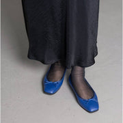 Giselle -Waterproof Soft Shrink Royal blue ウォータープルーフ ソフトシュリンク ロイヤルブルー kurun クルン kuruntokyo 入学式 卒業式 クルントウキョウ 疲れない 痛くない madeinjapan 日本製 本革 バレエシューズ フラットシューズ パンプス kurunTOKYO mdmバレエシューズwaterproof レインシューズ 小さいサイズ 大きいサイズ 26cm 21.5cm 26cm 25.5cm 25cm 22cm