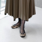 Giselle -Waterproof satin leopardprint Grege ウォータープルーフ サテンレオパードプリント グレージュ kurun クルン kuruntokyo 入学式 卒業式 クルントウキョウ 疲れない 痛くない madeinjapan 日本製 本革 バレエシューズ フラットシューズ パンプス kurunTOKYO mdmバレエシューズwaterproof レインシューズ 小さいサイズ 大きいサイズ 26cm 21.5cm 26cm 25.5cm 25cm 22cm