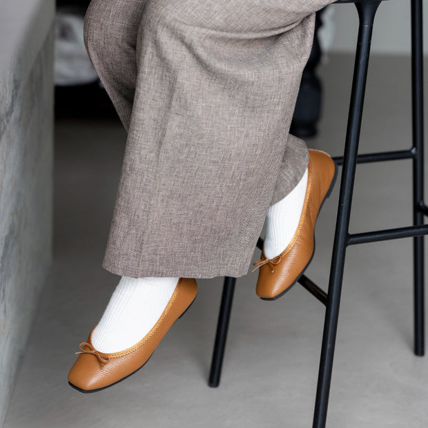 Giselle -Waterproof Soft Shrink Camel ウォータープルーフ ソフトシュリンク キャメル kurun クルン kuruntokyo 入学式 卒業式 クルントウキョウ 疲れない 痛くない madeinjapan 日本製 本革 バレエシューズ フラットシューズ パンプス kurunTOKYO mdmバレエシューズwaterproof レインシューズ 小さいサイズ 大きいサイズ 26cm 21.5cm 26cm 25.5cm 25cm 22cm