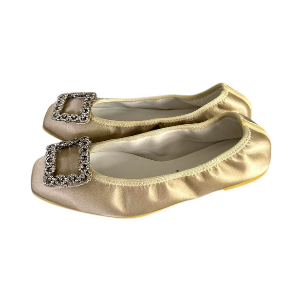 [期間限定 受注生産] Giselle -Waterproof Satin bijou Beige　ウォータープルーフサテン ベージュ
