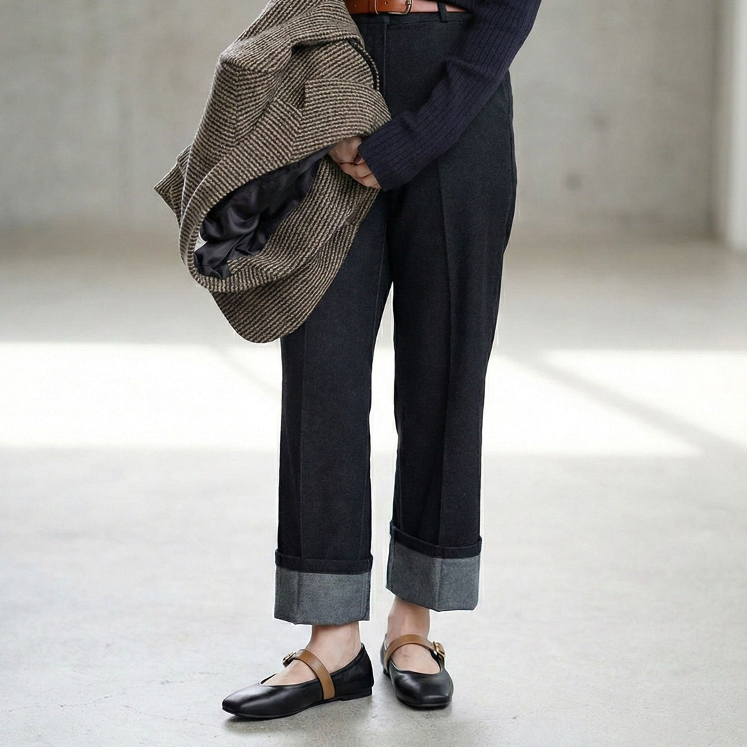 Flavie -Waterproof smooth Strap Black ウォータープルーフ スムース