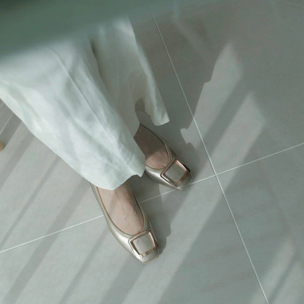 Giselle -Waterproof Soft Shrink Buckle Pink gold ウォーター