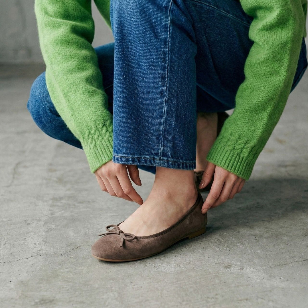 Pauline -Waterproof Suede Taupe ウォータープルーフスエード トープ