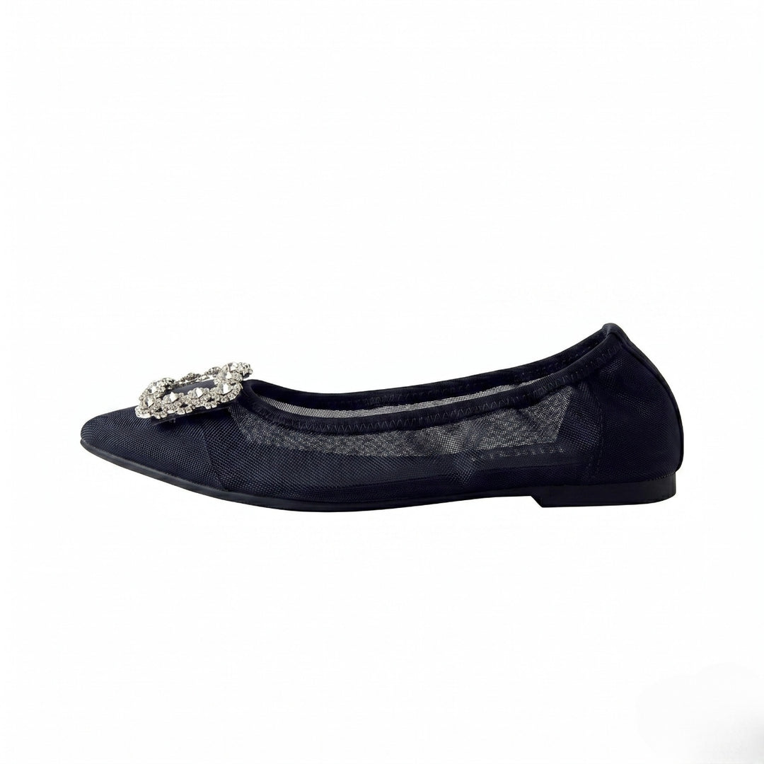 Mathilde -Tulle cloth bijou Black チュールクロス ビジュー ブラック
