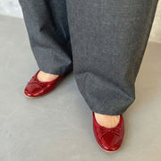 Pauline -Enamel Red Enamel Red