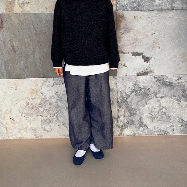 Pauline -Waterproof Suede Navy Waterproof Suede Navy