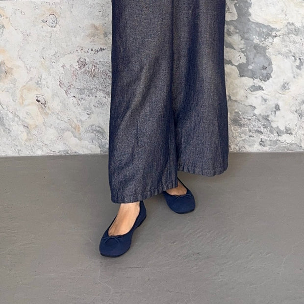 Pauline -Waterproof Suede Navy Waterproof Suede Navy