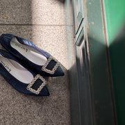 [期間限定 受注生産] Mathilde -Waterproof smooth bijou navy　ウォータープルーフスムース ビジューネイビー