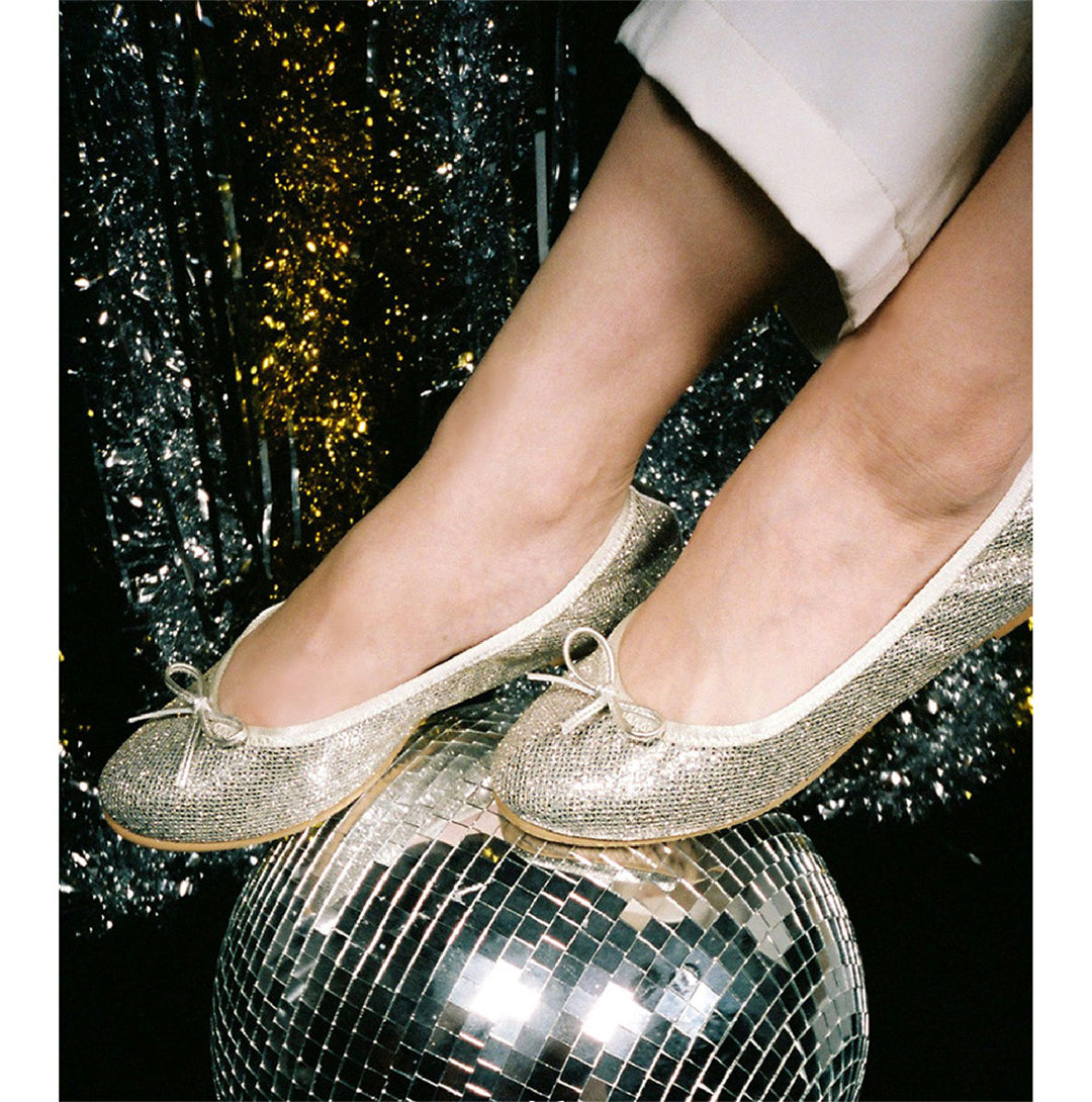 Pauline -Lace glitter Champagne gold レースグリッター シャンパン