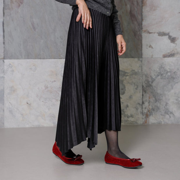 [10/8(wed)20:00～発売開始]Giselle -Lame velour cloth Bordeaux ラメベロアクロス ボルドー kurun クルン kuruntokyo 入学式 卒業式 クルントウキョウ 疲れない 痛くない madeinjapan 日本製 本革 バレエシューズ フラットシューズ パンプス kurunTOKYO mdmバレエシューズwaterproof レインシューズ 小さいサイズ 大きいサイズ 26cm 21.5cm 26cm 25.5cm 25cm 22cm