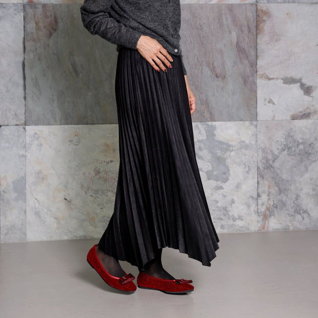 [10/8(wed)20:00～発売開始]Giselle -Lame velour cloth Bordeaux ラメベロアクロス ボルドー kurun クルン kuruntokyo 入学式 卒業式 クルントウキョウ 疲れない 痛くない madeinjapan 日本製 本革 バレエシューズ フラットシューズ パンプス kurunTOKYO mdmバレエシューズwaterproof レインシューズ 小さいサイズ 大きいサイズ 26cm 21.5cm 26cm 25.5cm 25cm 22cm