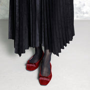 [10/8(wed)20:00～発売開始]Giselle -Lame velour cloth Bordeaux ラメベロアクロス ボルドー kurun クルン kuruntokyo 入学式 卒業式 クルントウキョウ 疲れない 痛くない madeinjapan 日本製 本革 バレエシューズ フラットシューズ パンプス kurunTOKYO mdmバレエシューズwaterproof レインシューズ 小さいサイズ 大きいサイズ 26cm 21.5cm 26cm 25.5cm 25cm 22cm