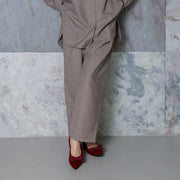 [10/8(wed)20:00～発売開始]Mathilde -Lame velour cloth Bordeaux ラメベロアクロス ボルドー kurun クルン kuruntokyo 入学式 卒業式 クルントウキョウ 疲れない 痛くない madeinjapan 日本製 本革 バレエシューズ フラットシューズ パンプス kurunTOKYO mdmバレエシューズwaterproof レインシューズ 小さいサイズ 大きいサイズ 26cm 21.5cm 26cm 25.5cm 25cm 22cm