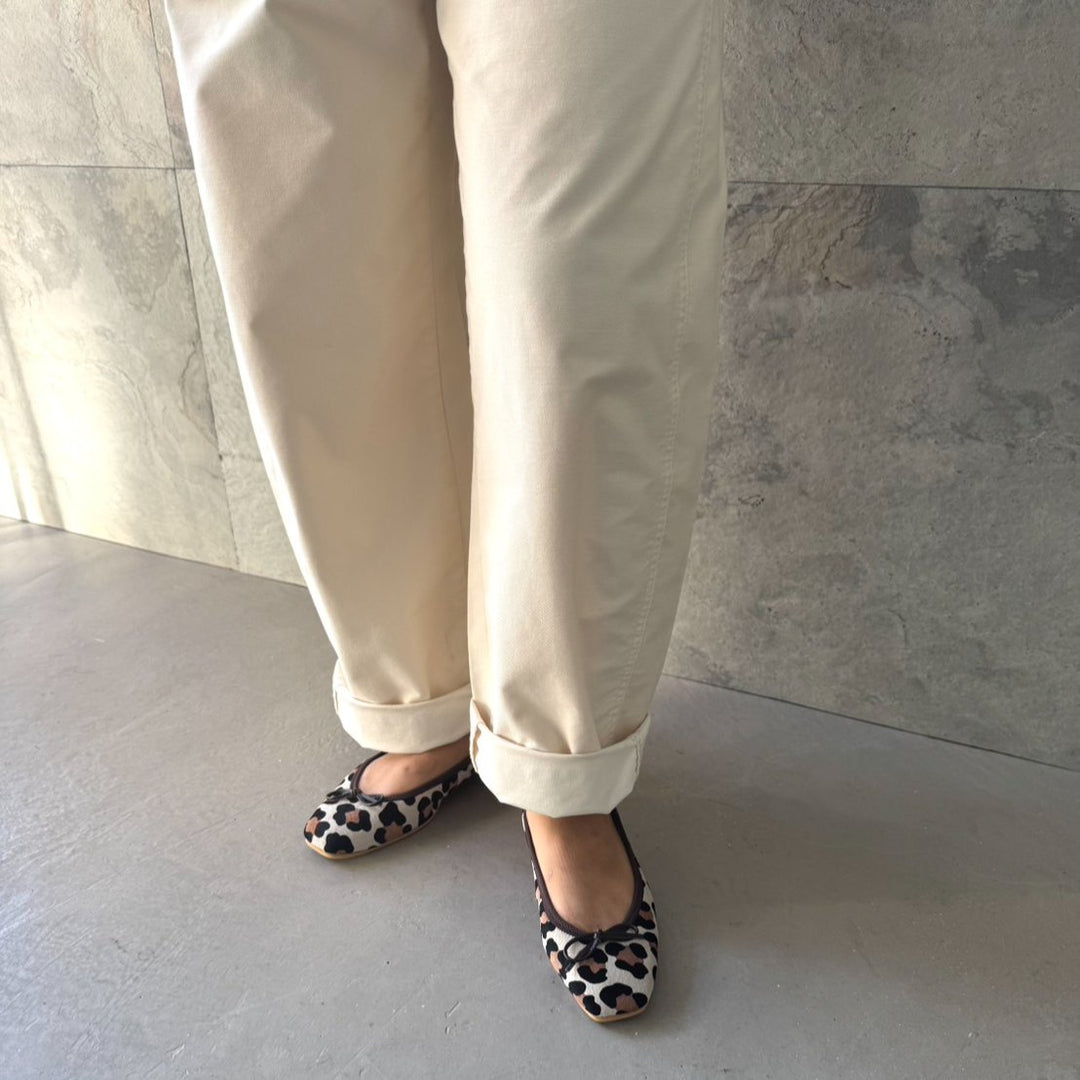 Giselle -Leopardprint Cream ビッグレオパードプリント クリーム