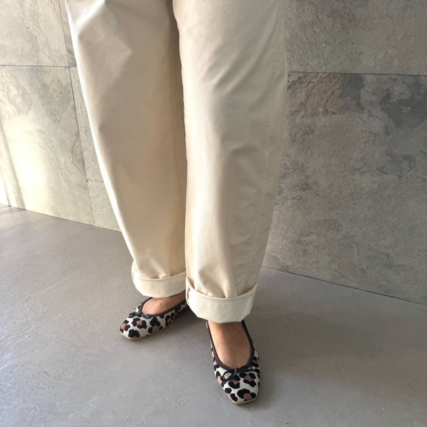 Giselle -Leopardprint Cream ビッグレオパードプリント クリーム kurun クルン kuruntokyo 入学式 卒業式 クルントウキョウ 疲れない 痛くない madeinjapan 日本製 本革 バレエシューズ フラットシューズ パンプス kurunTOKYO mdmバレエシューズwaterproof レインシューズ 小さいサイズ 大きいサイズ 26cm 21.5cm 26cm 25.5cm 25cm 22cm