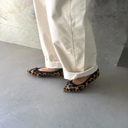 Mathilde -Leopardprint Camel レオパードプリント キャメル kurun クルン kuruntokyo 入学式 卒業式 クルントウキョウ 疲れない 痛くない madeinjapan 日本製 本革 バレエシューズ フラットシューズ パンプス kurunTOKYO mdmバレエシューズwaterproof レインシューズ 小さいサイズ 大きいサイズ 26cm 21.5cm 26cm 25.5cm 25cm 22cm