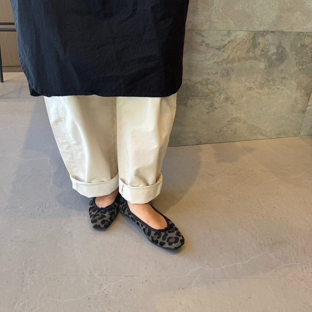 Giselle -Leopardprint Grayishkhaki ビッグレオパードプリント グレイッシュカーキ kurun クルン kuruntokyo 入学式 卒業式 クルントウキョウ 疲れない 痛くない madeinjapan 日本製 本革 バレエシューズ フラットシューズ パンプス kurunTOKYO mdmバレエシューズwaterproof レインシューズ 小さいサイズ 大きいサイズ 26cm 21.5cm 26cm 25.5cm 25cm 22cm