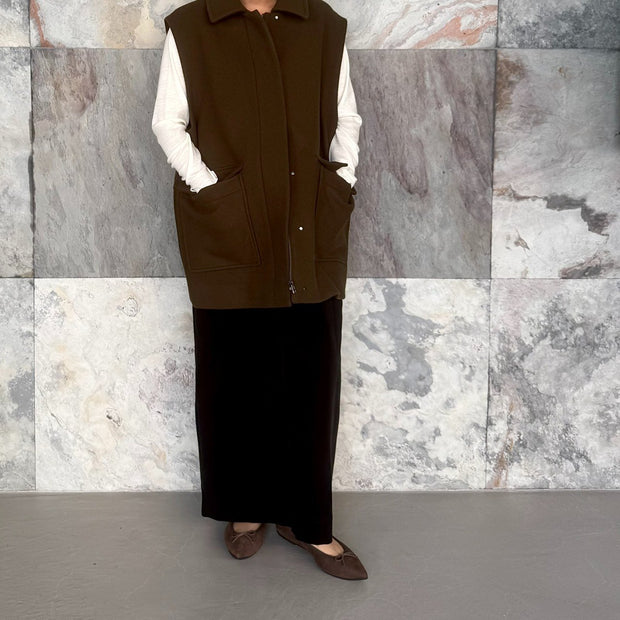 Mathilde -Waterproof Suede Darkbrown　ウォータープルーフスエード ダークブラウン