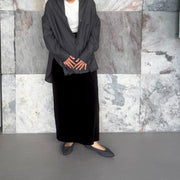 Mathilde -Waterproof Suede  Darkgray　ウォータープルーフ スエード ダークグレー