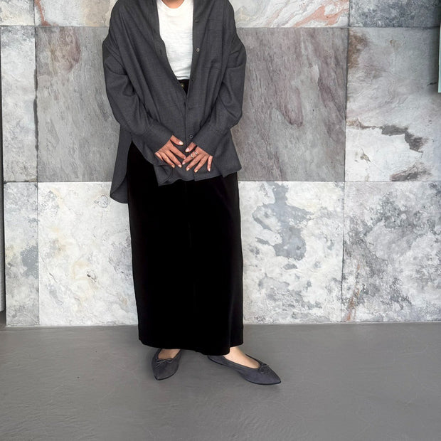 Mathilde -Waterproof Suede  Darkgray　ウォータープルーフ スエード ダークグレー