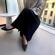 Mathilde -Waterproof Suede  Darkgray　ウォータープルーフ スエード ダークグレー