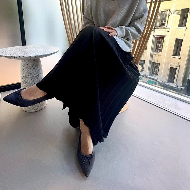 Mathilde -Waterproof Suede  Darkgray　ウォータープルーフ スエード ダークグレー