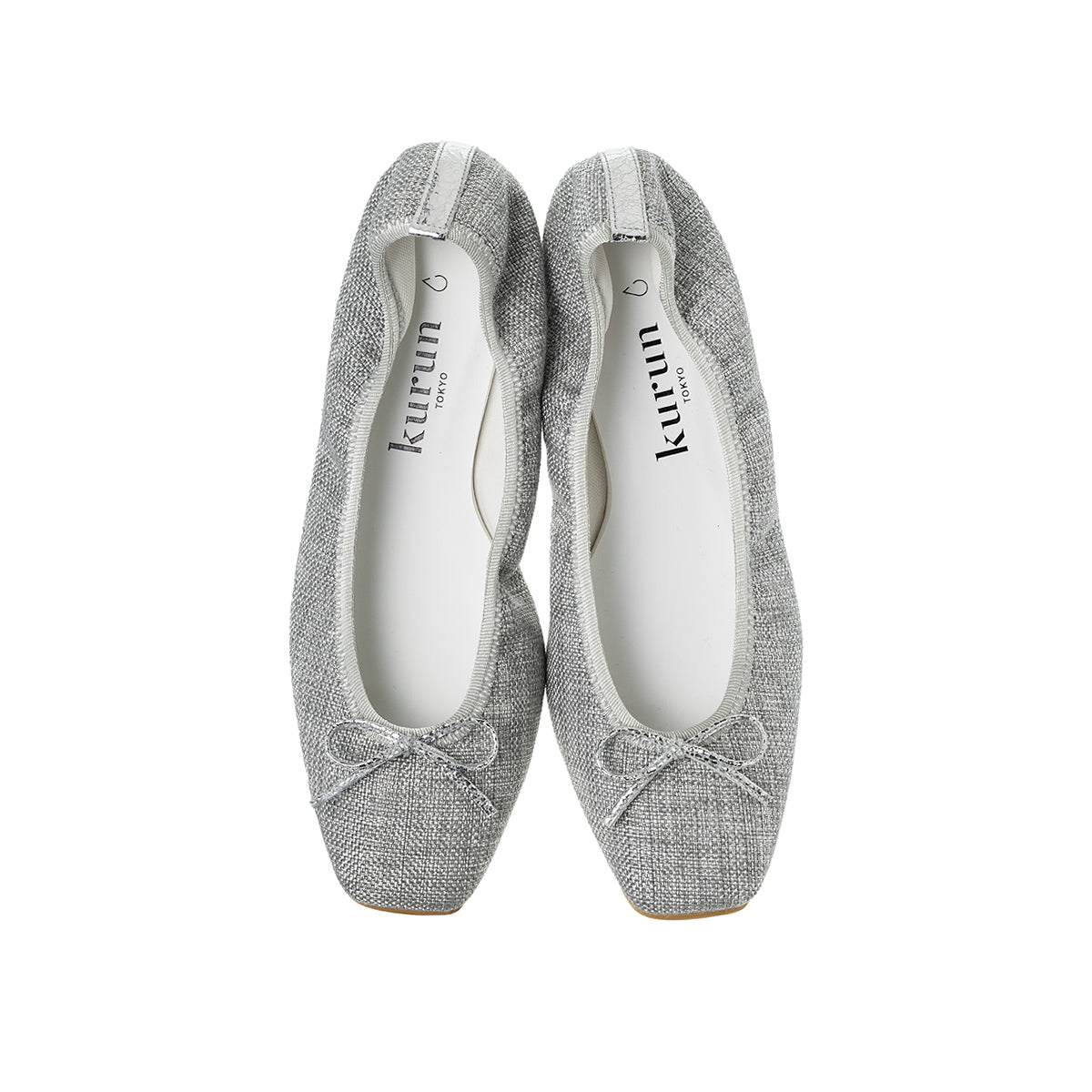 Giselle -Waterproof Foil panamacloth Silver gray ウォーター