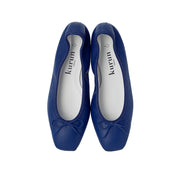 Giselle -Waterproof Soft Shrink Royal blue ウォータープルーフ ソフトシュリンク ロイヤルブルー kurun クルン kuruntokyo 入学式 卒業式 クルントウキョウ 疲れない 痛くない madeinjapan 日本製 本革 バレエシューズ フラットシューズ パンプス kurunTOKYO mdmバレエシューズwaterproof レインシューズ 小さいサイズ 大きいサイズ 26cm 21.5cm 26cm 25.5cm 25cm 22cm