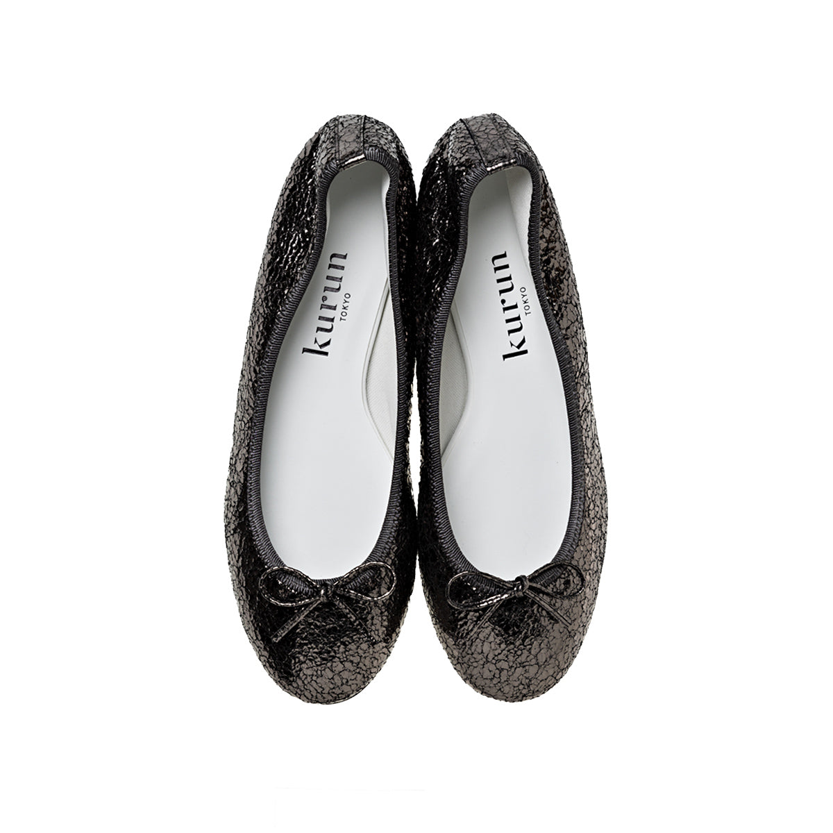 Pauline -Crack mirror Black – kurun TOKYO