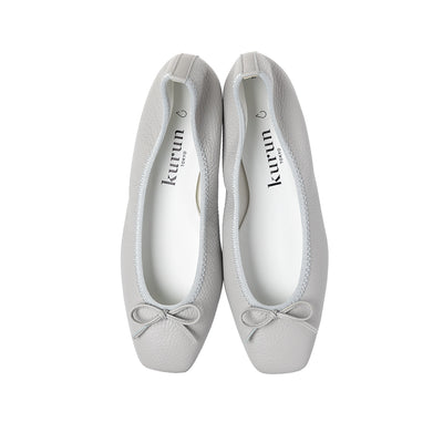 kurun TOKYO バレエシューズ　パイソングレー Mathilde -Pythonprint Gray パイソンプリント グレー(Limited
