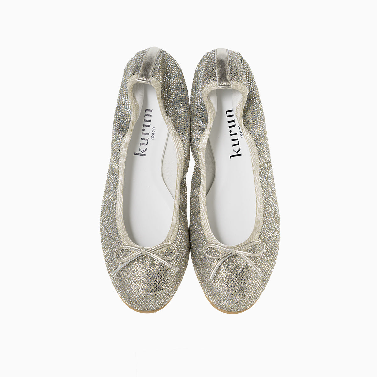 【新品】kurun Giselle レースグリッター ダークグレー　23 1/2 Pauline -Lace glitter Champagne gold レースグリッター