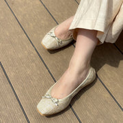 Giselle -Waterproof Foil panamacloth Gold beige ウォータープルーフ フォイルパナマクロス ゴールドベージュ kurun クルン kuruntokyo 入学式 卒業式 クルントウキョウ 疲れない 痛くない madeinjapan 日本製 本革 バレエシューズ フラットシューズ パンプス kurunTOKYO mdmバレエシューズwaterproof レインシューズ 小さいサイズ 大きいサイズ 26cm 21.5cm 26cm 25.5cm 25cm 22cm