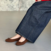 Giselle -Boa Cloth Brown ボアクロス ブラウン kurun クルン kuruntokyo 入学式 卒業式 クルントウキョウ 疲れない 痛くない madeinjapan 日本製 本革 バレエシューズ フラットシューズ パンプス kurunTOKYO mdmバレエシューズwaterproof レインシューズ 小さいサイズ 大きいサイズ 26cm 21.5cm 26cm 25.5cm 25cm 22cm