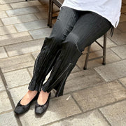 Giselle -Sheer lame cloth Black シアーラメクロス ブラック kurun クルン kuruntokyo 入学式 卒業式 クルントウキョウ 疲れない 痛くない madeinjapan 日本製 本革 バレエシューズ フラットシューズ パンプス kurunTOKYO mdmバレエシューズwaterproof レインシューズ 小さいサイズ 大きいサイズ 26cm 21.5cm 26cm 25.5cm 25cm 22cm