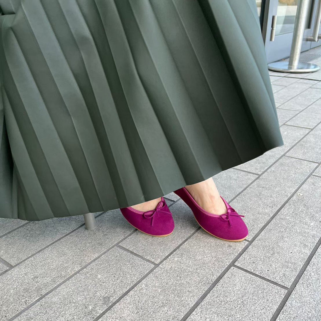 Pauline -Waterproof Suede berrypink ウォータープルーフ スエード