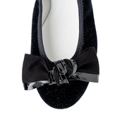 [10/8(wed)20:00～発売開始]Pauline -Lame velour cloth Black ラメベロアクロス ブラック kurun クルン kuruntokyo 入学式 卒業式 クルントウキョウ 疲れない 痛くない madeinjapan 日本製 本革 バレエシューズ フラットシューズ パンプス kurunTOKYO mdmバレエシューズwaterproof レインシューズ 小さいサイズ 大きいサイズ 26cm 21.5cm 26cm 25.5cm 25cm 22cm