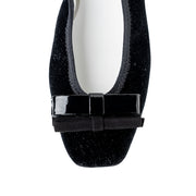 [10/8(wed)20:00～発売開始]Giselle -Lame velour cloth Black ラメベロアクロス ブラック kurun クルン kuruntokyo 入学式 卒業式 クルントウキョウ 疲れない 痛くない madeinjapan 日本製 本革 バレエシューズ フラットシューズ パンプス kurunTOKYO mdmバレエシューズwaterproof レインシューズ 小さいサイズ 大きいサイズ 26cm 21.5cm 26cm 25.5cm 25cm 22cm