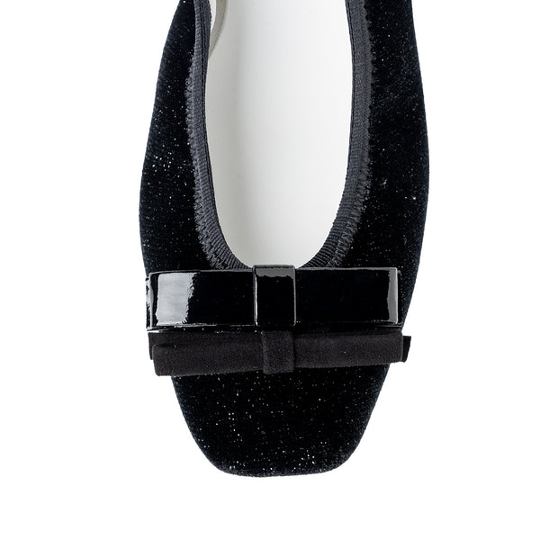 [10/8(wed)20:00～発売開始]Giselle -Lame velour cloth Black ラメベロアクロス ブラック kurun クルン kuruntokyo 入学式 卒業式 クルントウキョウ 疲れない 痛くない madeinjapan 日本製 本革 バレエシューズ フラットシューズ パンプス kurunTOKYO mdmバレエシューズwaterproof レインシューズ 小さいサイズ 大きいサイズ 26cm 21.5cm 26cm 25.5cm 25cm 22cm