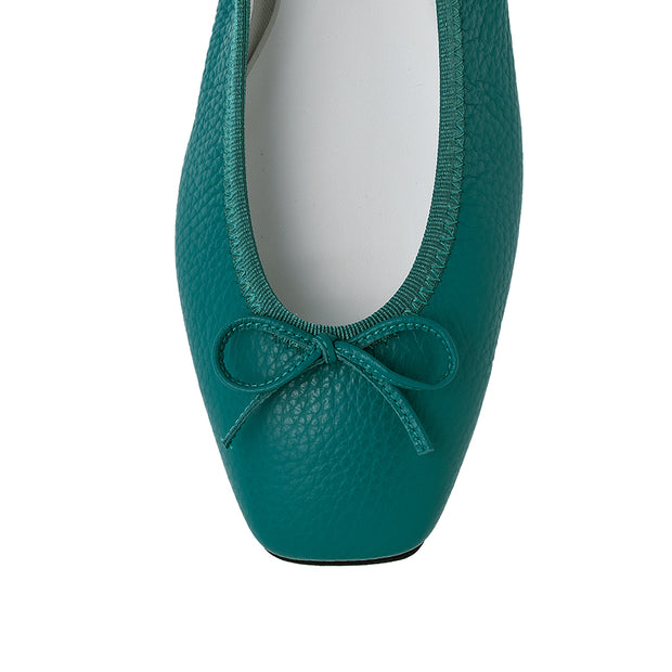 Giselle -Waterproof Soft Shrink Ivy Green ウォータープルーフ ソフトシュリンク アイビーグリーン kurun クルン kuruntokyo 入学式 卒業式 クルントウキョウ 疲れない 痛くない madeinjapan 日本製 本革 バレエシューズ フラットシューズ パンプス kurunTOKYO mdmバレエシューズwaterproof レインシューズ 小さいサイズ 大きいサイズ 26cm 21.5cm 26cm 25.5cm 25cm 22cm