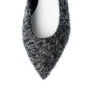 [9/24(wed)20:00～販売開始]Inès -Fringe cloth Silver フリンジクロス シルバー kurun クルン kuruntokyo 入学式 卒業式 クルントウキョウ 疲れない 痛くない madeinjapan 日本製 本革 バレエシューズ フラットシューズ パンプス kurunTOKYO mdmバレエシューズwaterproof レインシューズ 小さいサイズ 大きいサイズ 26cm 21.5cm 26cm 25.5cm 25cm 22cm