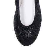 [10/24(thu)20:00～発売開始]Pauline -Lace glitter Black　レースグリッター ブラック kurun クルン kuruntokyo 入学式 卒業式 クルントウキョウ 疲れない 痛くない madeinjapan 日本製 本革 バレエシューズ フラットシューズ  パンプス kurunTOKYO mdmバレエシューズwaterproof レインシューズ 小さいサイズ 大きいサイズ 26cm 21.5cm 26cm 25.5cm 25cm 22cm