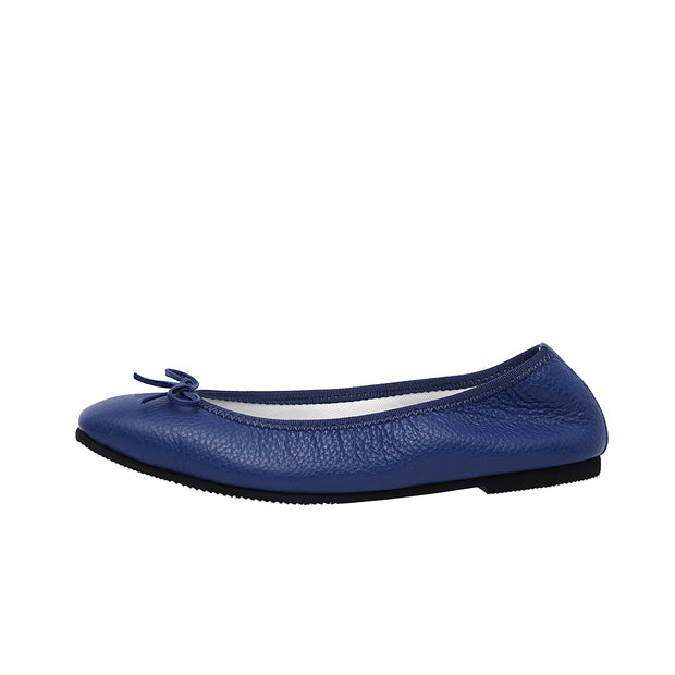 Giselle -Waterproof Soft Shrink Royal blue ウォータープルーフ ソフトシュリンク ロイヤルブルー kurun クルン kuruntokyo 入学式 卒業式 クルントウキョウ 疲れない 痛くない madeinjapan 日本製 本革 バレエシューズ フラットシューズ パンプス kurunTOKYO mdmバレエシューズwaterproof レインシューズ 小さいサイズ 大きいサイズ 26cm 21.5cm 26cm 25.5cm 25cm 22cm