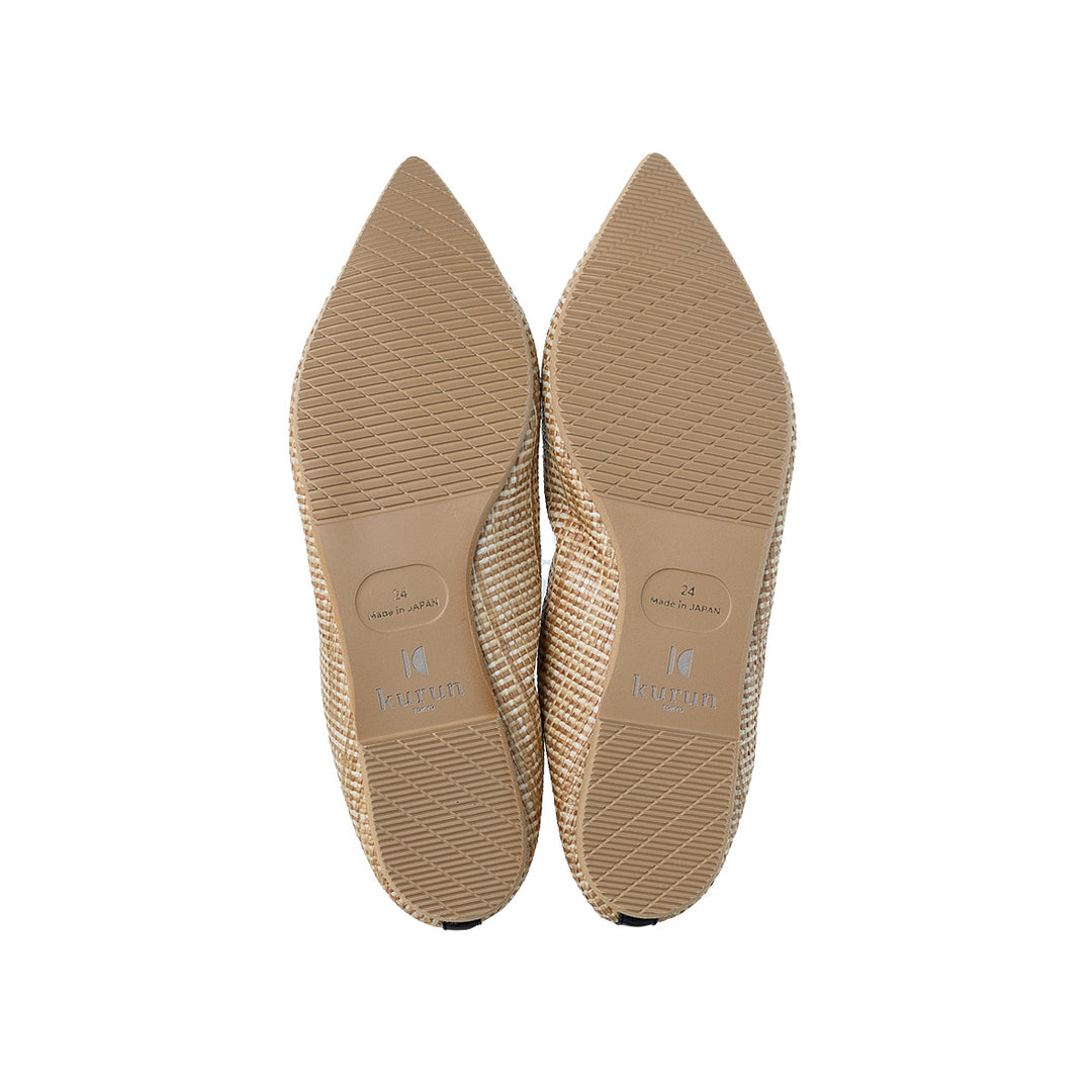 Mathilde -Waterproof Panamacloth Camel Mix – kurun TOKYO
