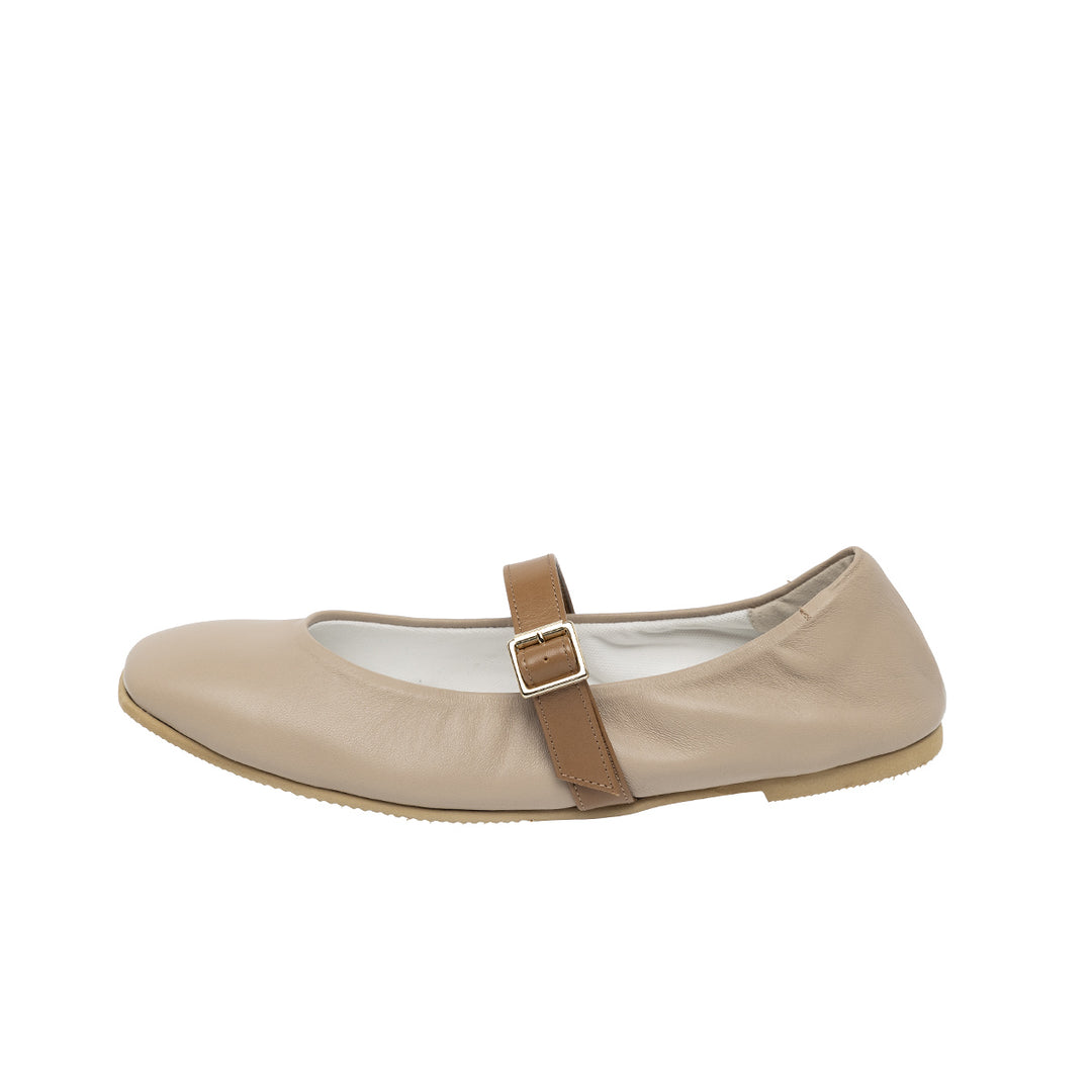 Flavie -Waterproof smooth Strap Beige ウォータープルーフ スムース