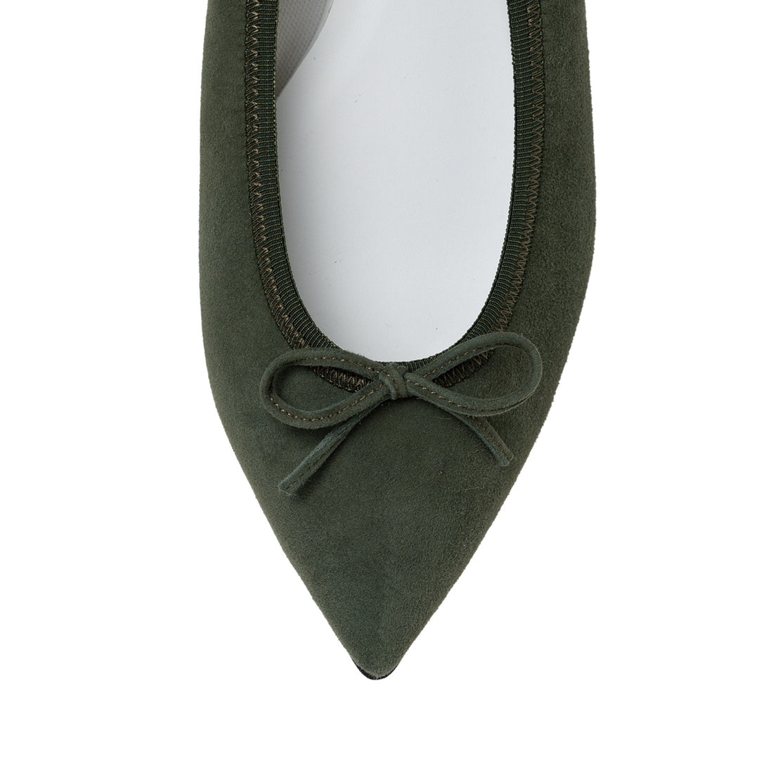 Mathilde -Waterproof Suede Khaki ウォータープルーフスエード カーキ